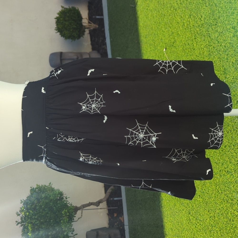 Spider Web & Bats Skirt